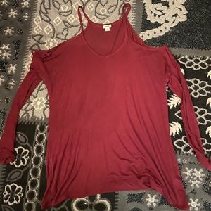 Maroon Garage Blouse